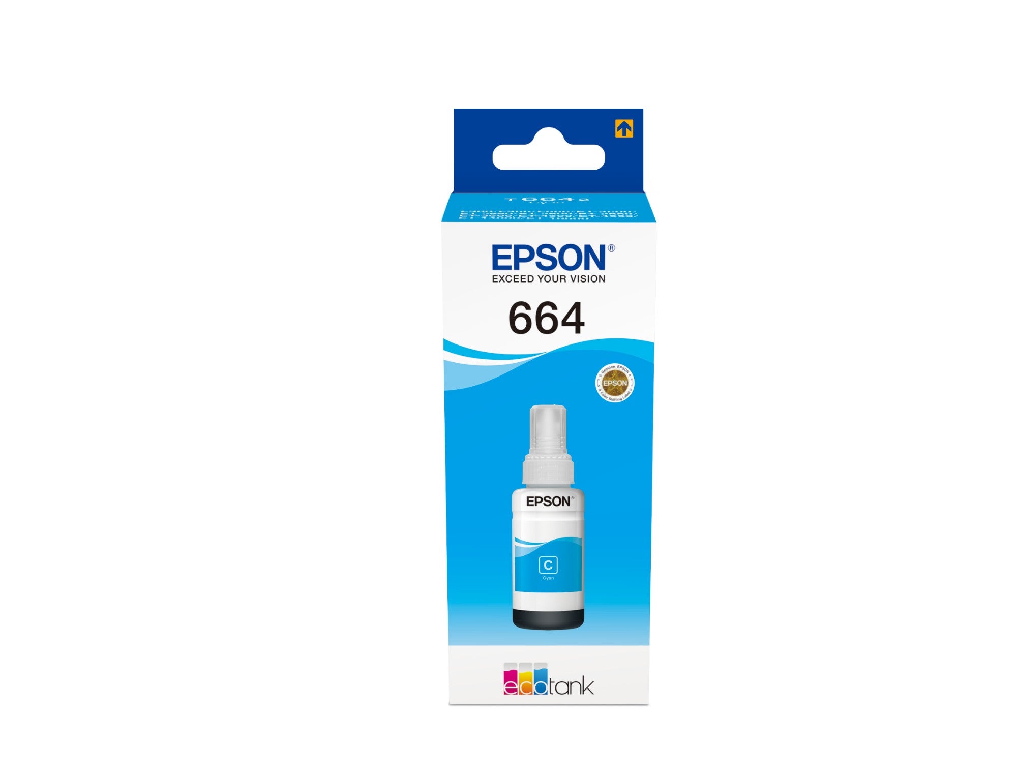 Epson C13T664240/664 Ink bottle cyan, 6.5K pages 70ml for Epson L 300/655