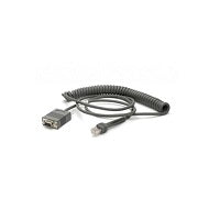 Zebra CBA-R71-C09ZAR serial cable Black 2.8 m RS232 DB9  - Computer Cables - Zebra