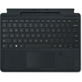 Microsoft Surface Pro Signature Keyboard with Fingerprint Reader Black Microsoft Cover port QWERTY UK English