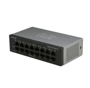 Cisco SF110D-16 Unmanaged Switch | 16 Ports 10/100 Desktop | Limited Lifetime Protection (SF110D-16-UK)
