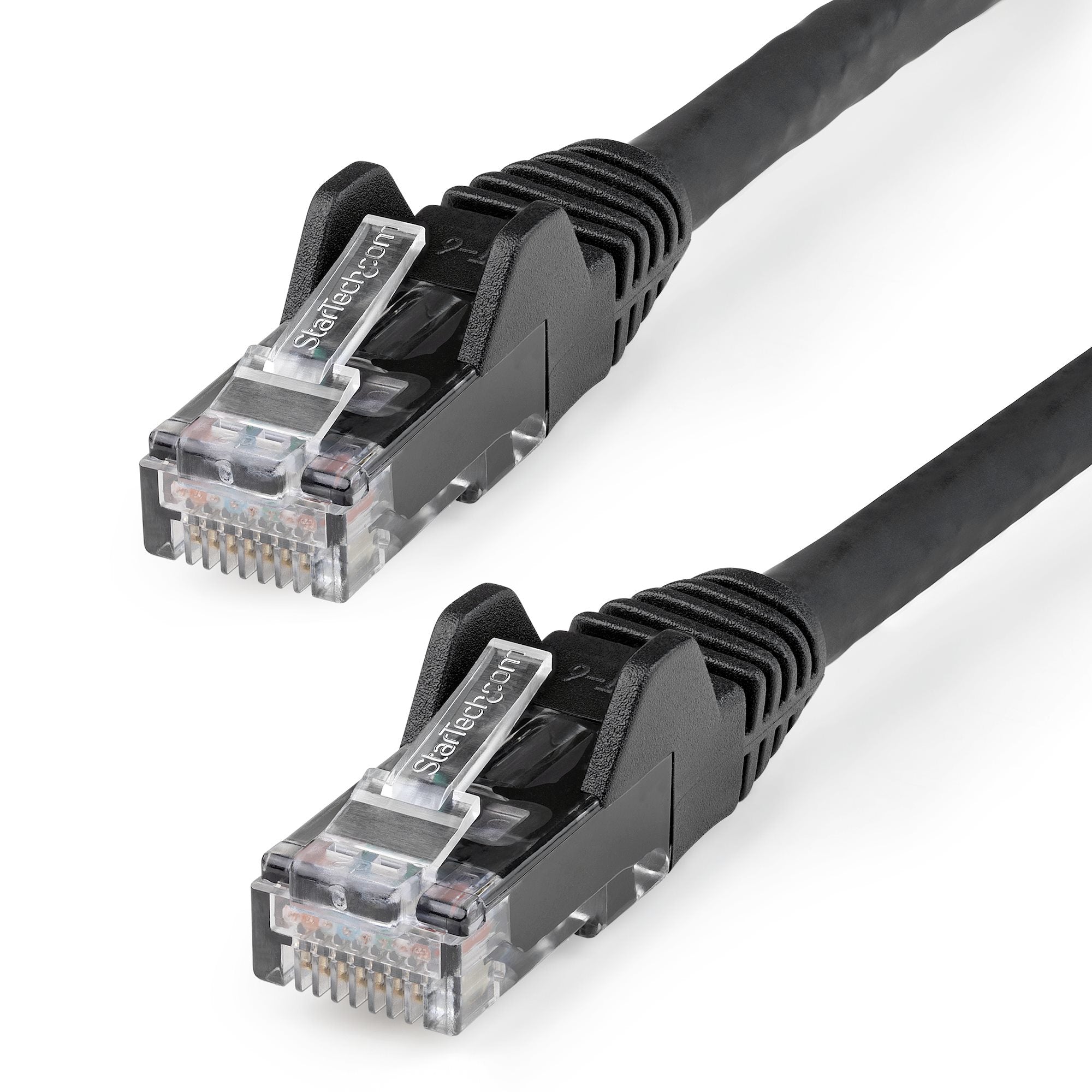StarTech.com 10m CAT6 Ethernet Cable - LSZH (Low Smoke Zero Halogen) - 10 Gigabit 650MHz 100W PoE RJ45 10GbE UTP Network Patch Cord Snagless with Strain Relief - Black, CAT 6, ETL Verified, 24AWG