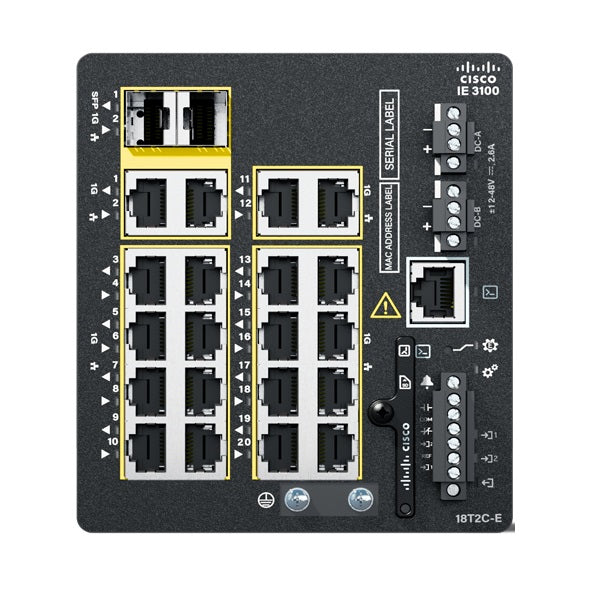 Cisco Catalyst IE3100 Managed L2/L3 Gigabit Ethernet (10/100/1000) Black  - Networking - Cisco