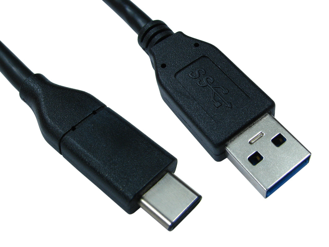 Cables Direct USB3C-921 USB cable 1 m USB 3.2 Gen 1 (3.1 Gen 1) USB C USB A Black