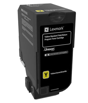 Lexmark 74C2SY0 Toner-kit yellow return program, 7K pages ISO/IEC 19798 for Lexmark CS 720/725/CX 725