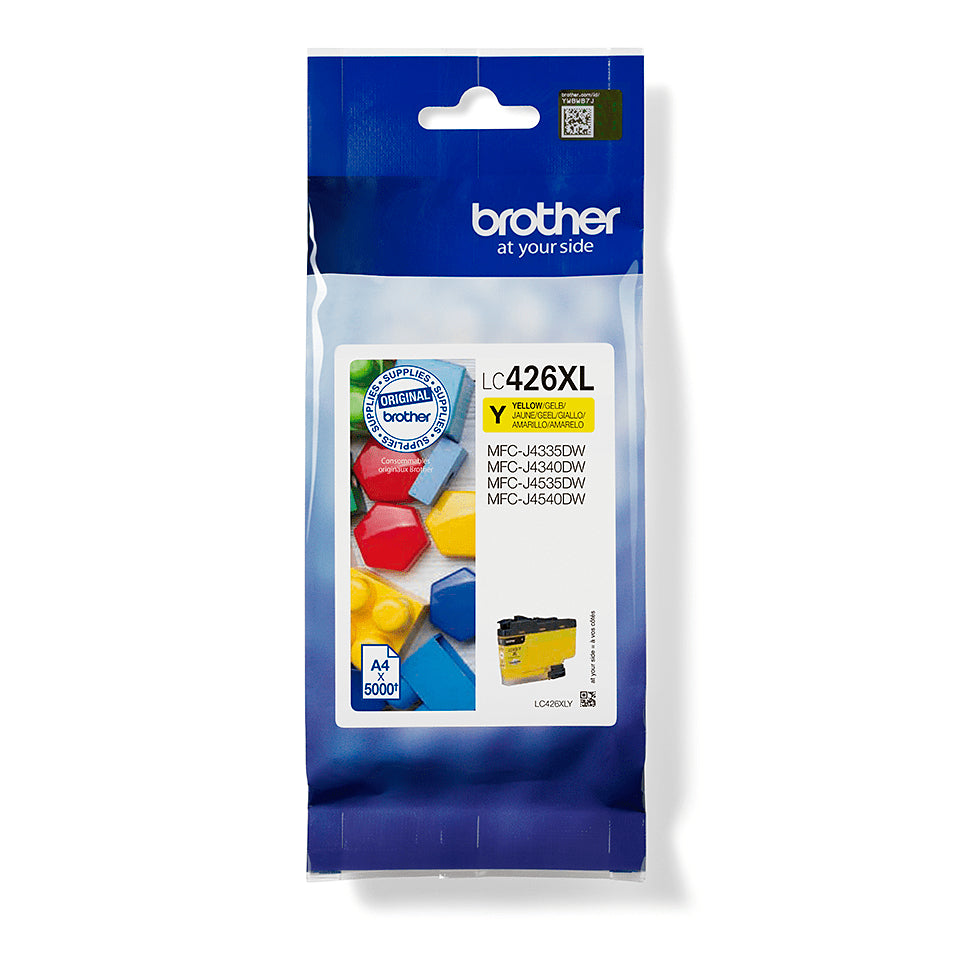 Brother LC-426XLY Ink cartridge yellow, 5K pages ISO/IEC 19752 for Brother MFC-J 4335