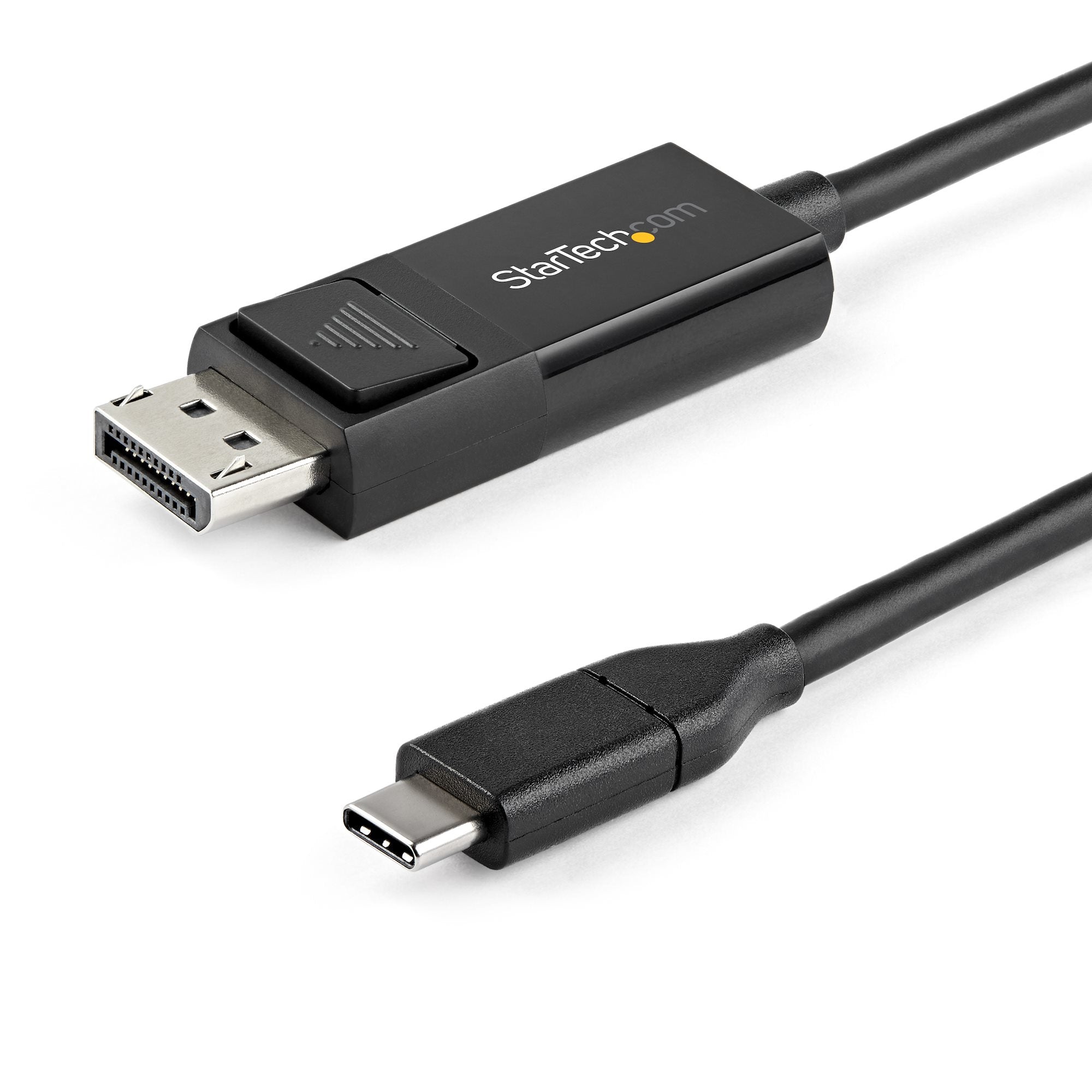 StarTech.com 6ft (2m) USB C to DisplayPort 1.2 Cable 4K 60Hz - Bidirectional DP to USB-C or USB-C to DP Reversible Video Adapter Cable - HBR2/HDR - USB Type C/TB3 Monitor Cable  - Computer Cables - StarTech.com