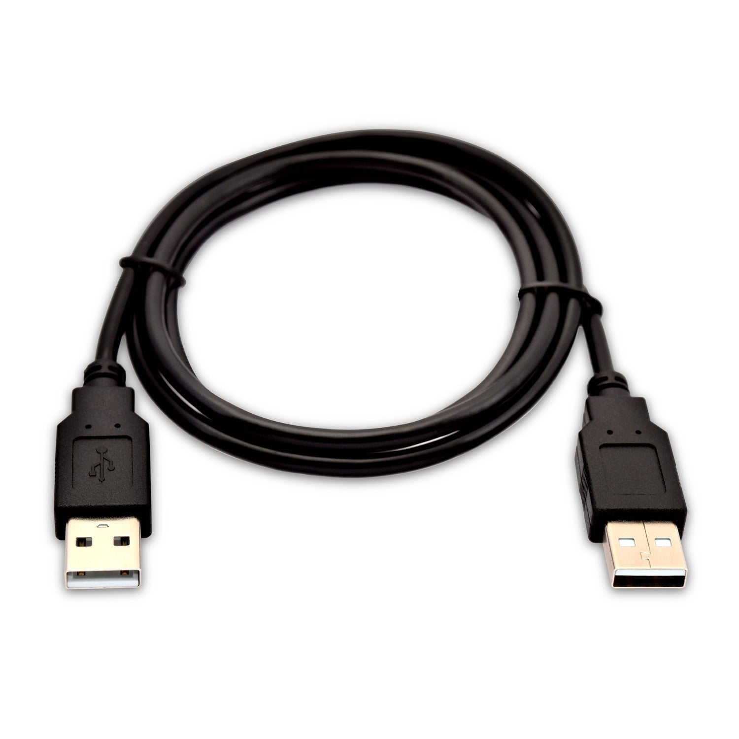V7 Black USB Cable USB 2.0 A Male to USB 2.0 A Male 1m 3.3ft