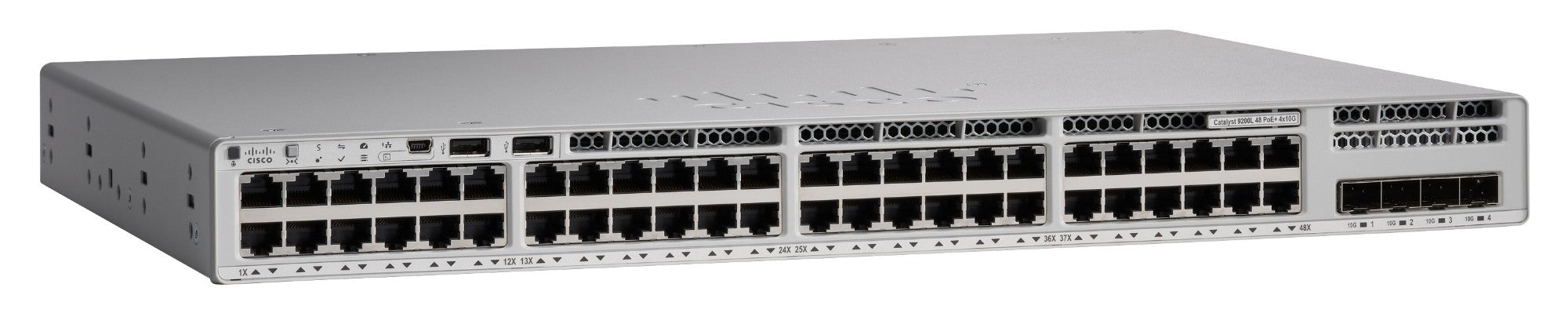 Cisco Catalyst 9200L Managed L3 Gigabit Ethernet (10/100/1000) Power over Ethernet (PoE) Grey  - Networking - Cisco