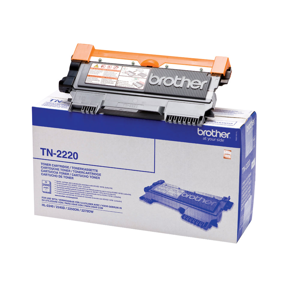 Brother TN-2220 Toner-kit, 2.6K pages ISO/IEC 19752 for Brother Fax 2840/HL-2240  - Printers & Scanners - Brother