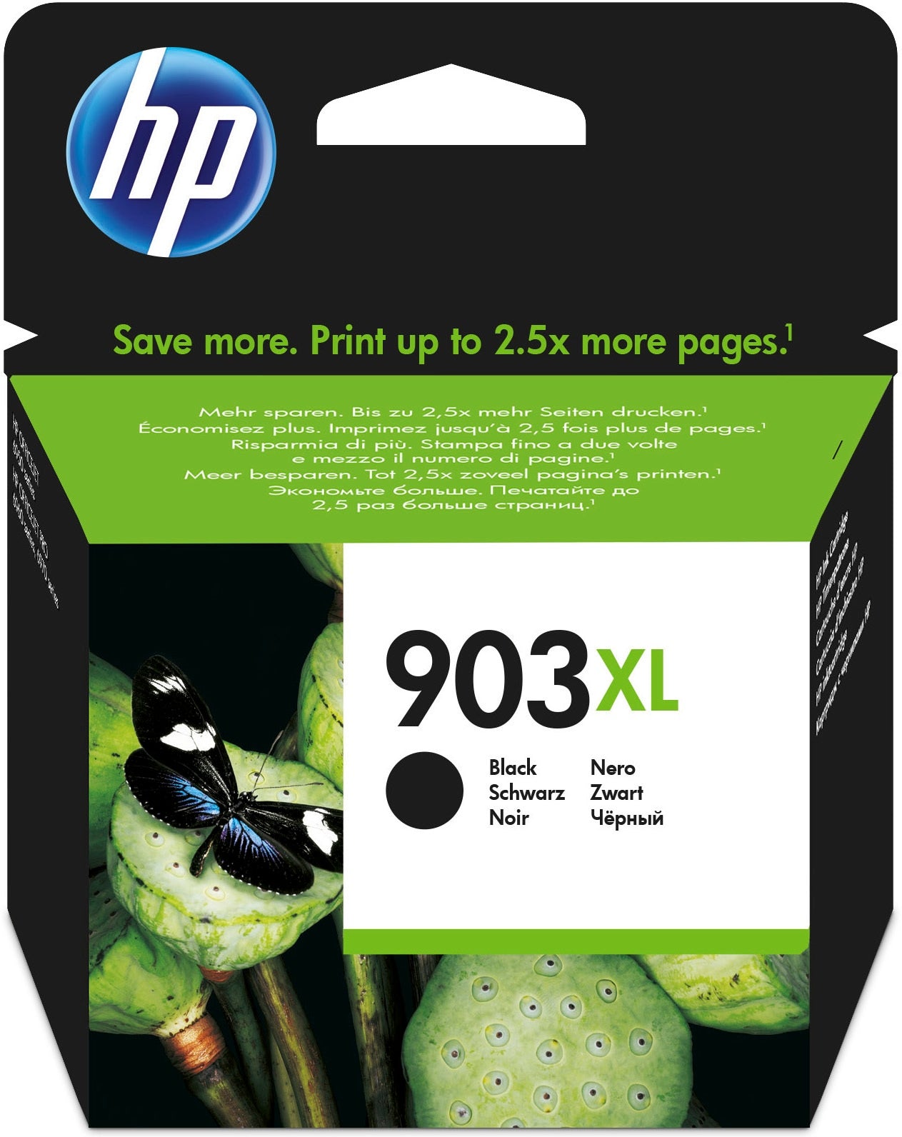 HP T6M15AE/903XL Ink cartridge black high-capacity, 750 pages 20ml for HP OfficeJet Pro 6860/6950