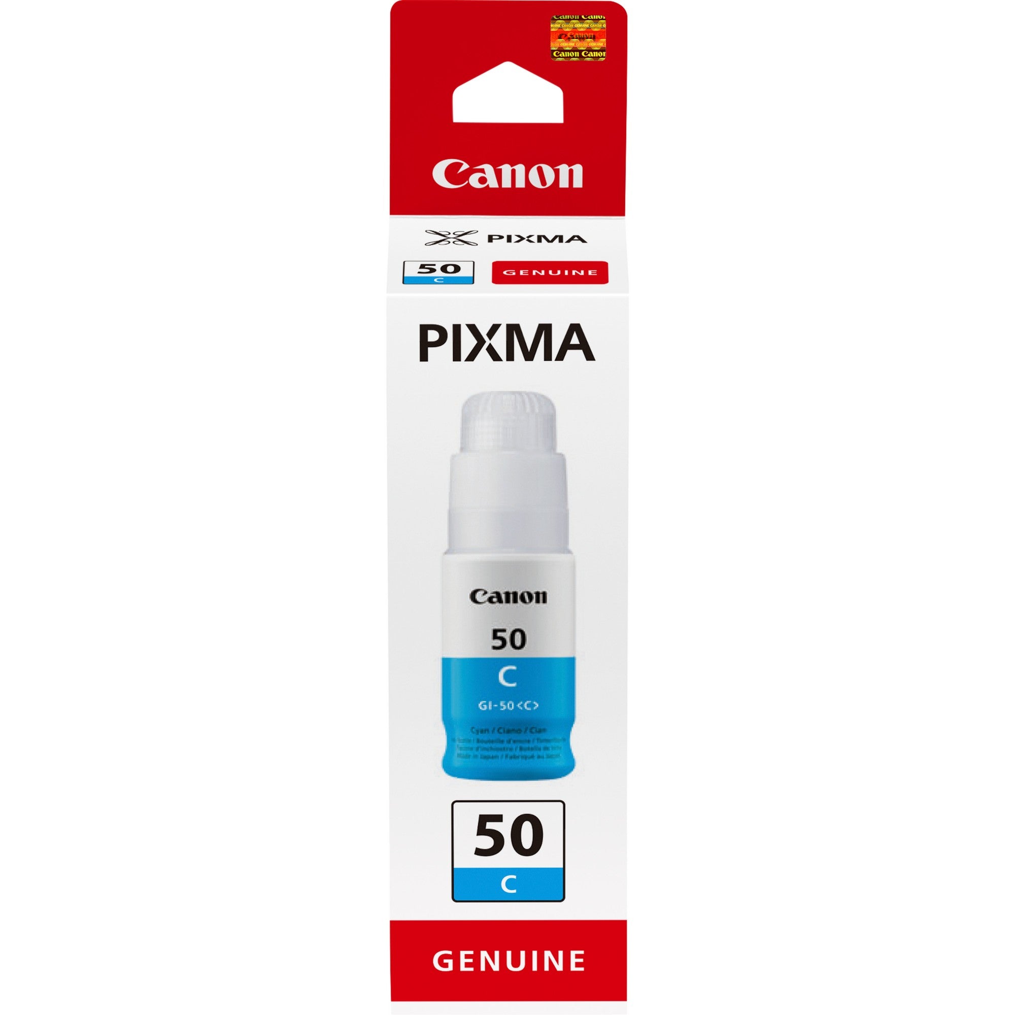 Canon 3403C001/GI-50C Ink bottle cyan, 7.7K pages ISO/IEC 19752 70ml for Canon Pixma G 5050