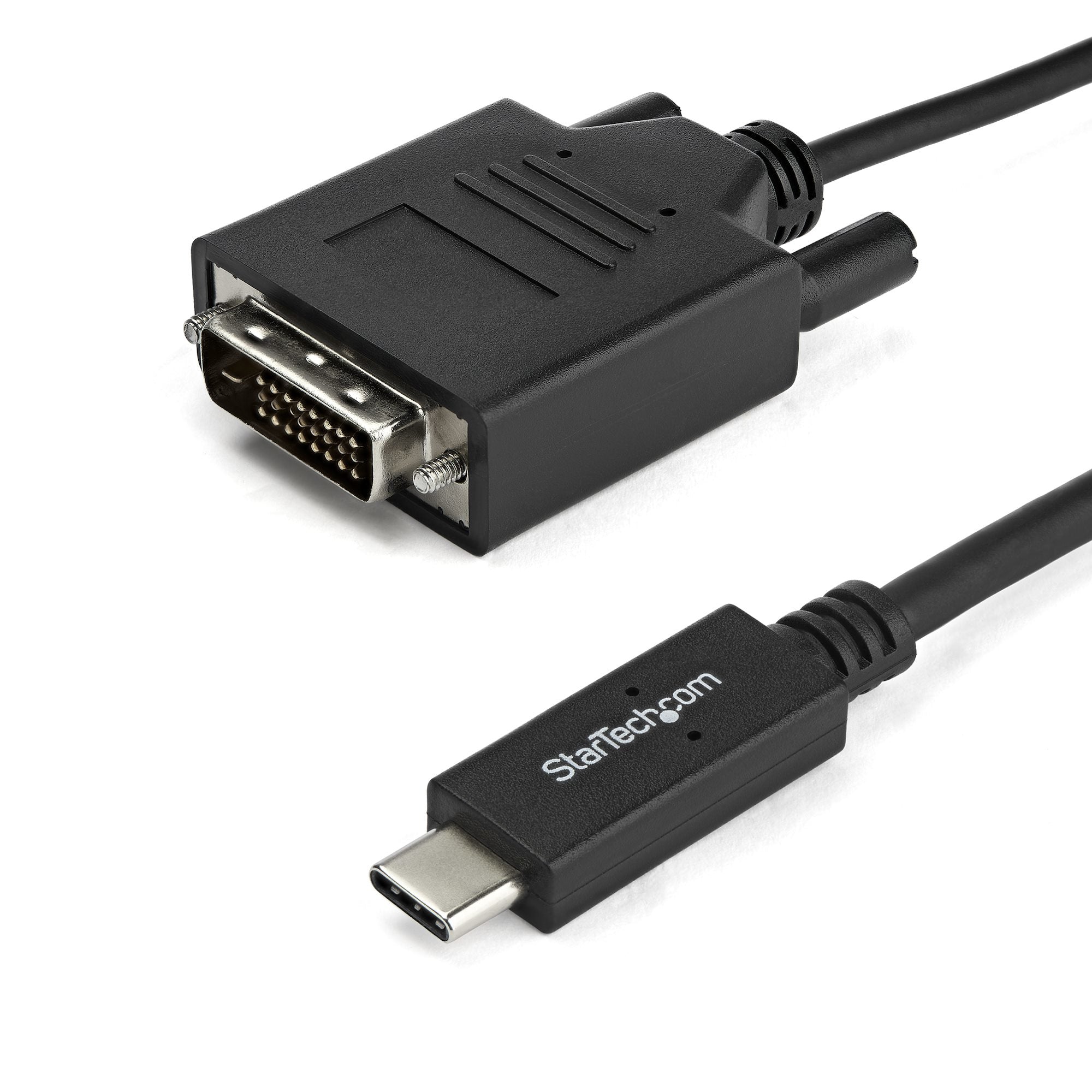 StarTech.com 3.3 ft. (1 m) USB-C to DVI Cable - 1920 x 1200 - Black  - Computer Cables - StarTech.com