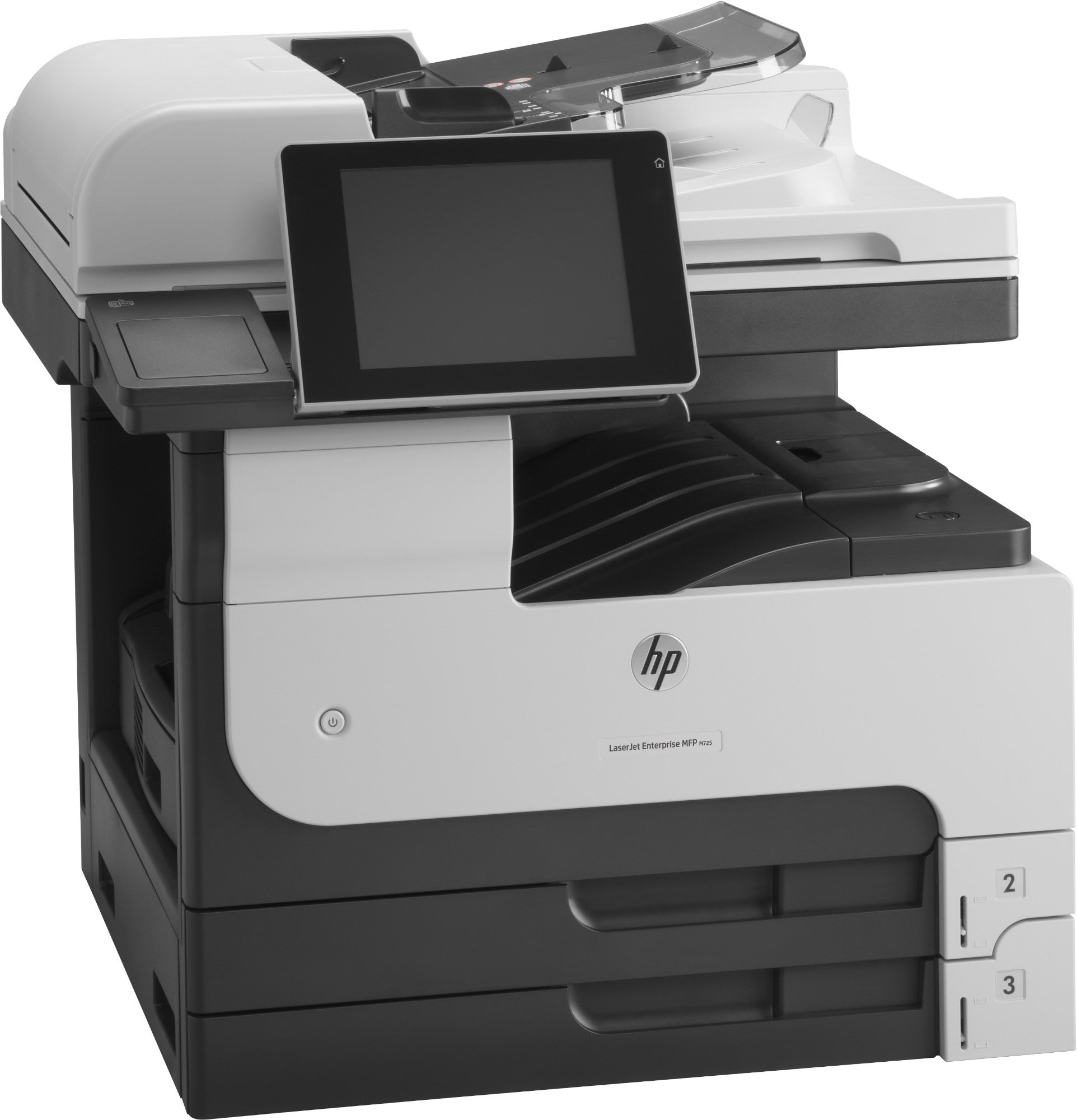 HP LaserJet Enterprise MFP M725dn, Black and white, Printer for Business, Print, copy, scan, 100-sheet ADF; Front-facing USB printing; Scan to email/PDF; Two-sided printing  - Printers & Scanners - HP