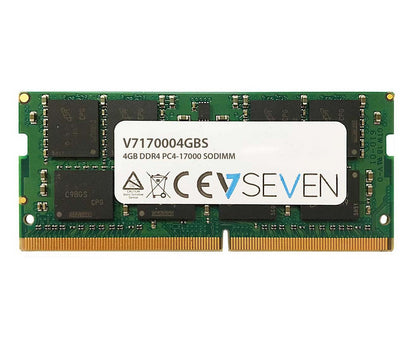V7 4GB DDR4 PC4-17000 - 2133Mhz SO DIMM Notebook Memory Module - V7170004GBS