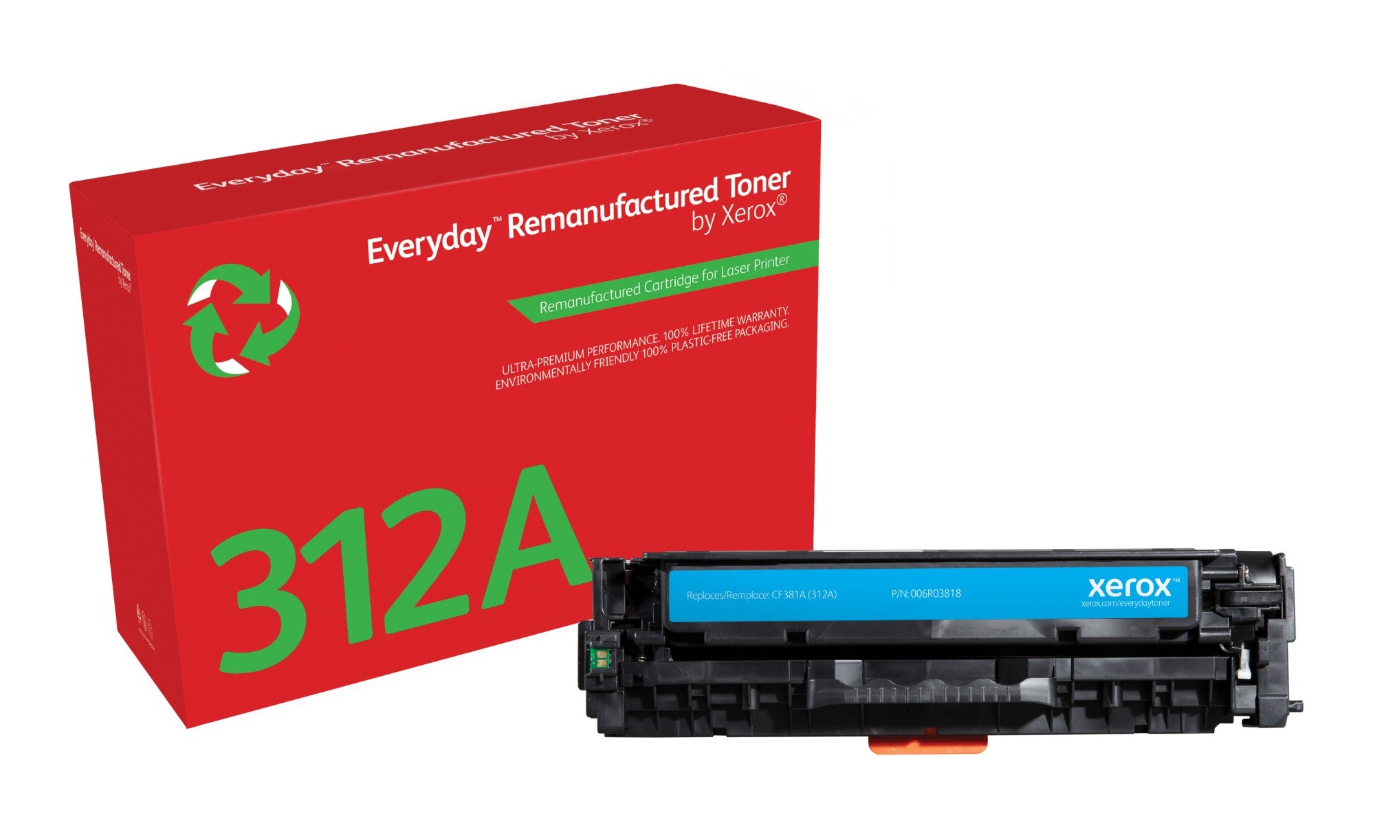 Everyday™ Cyan Toner by Xerox compatible with HP 312A (CF381A)