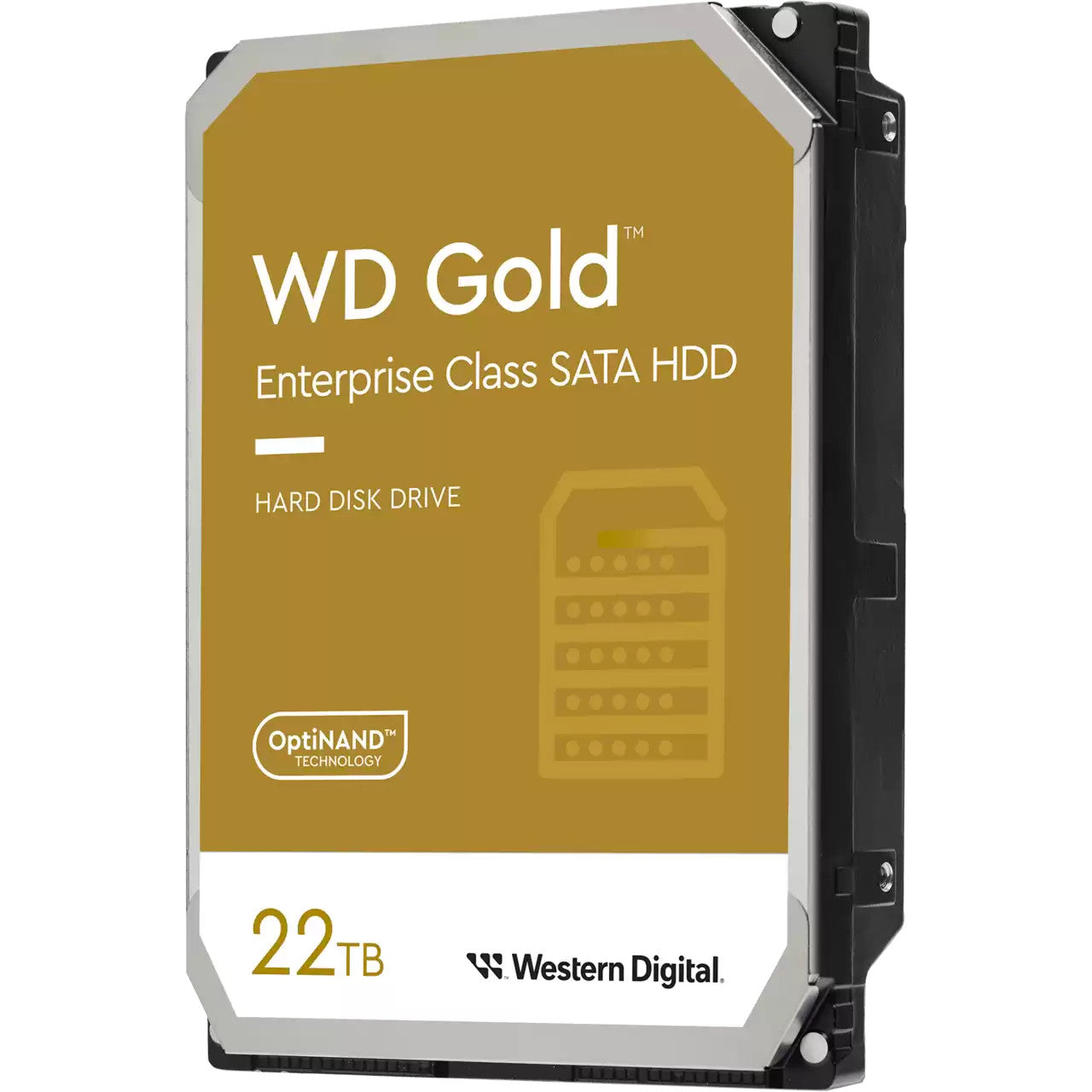 Western Digital Gold internal hard drive 22 TB 7200 RPM 512 MB 3.5" Serial ATA III