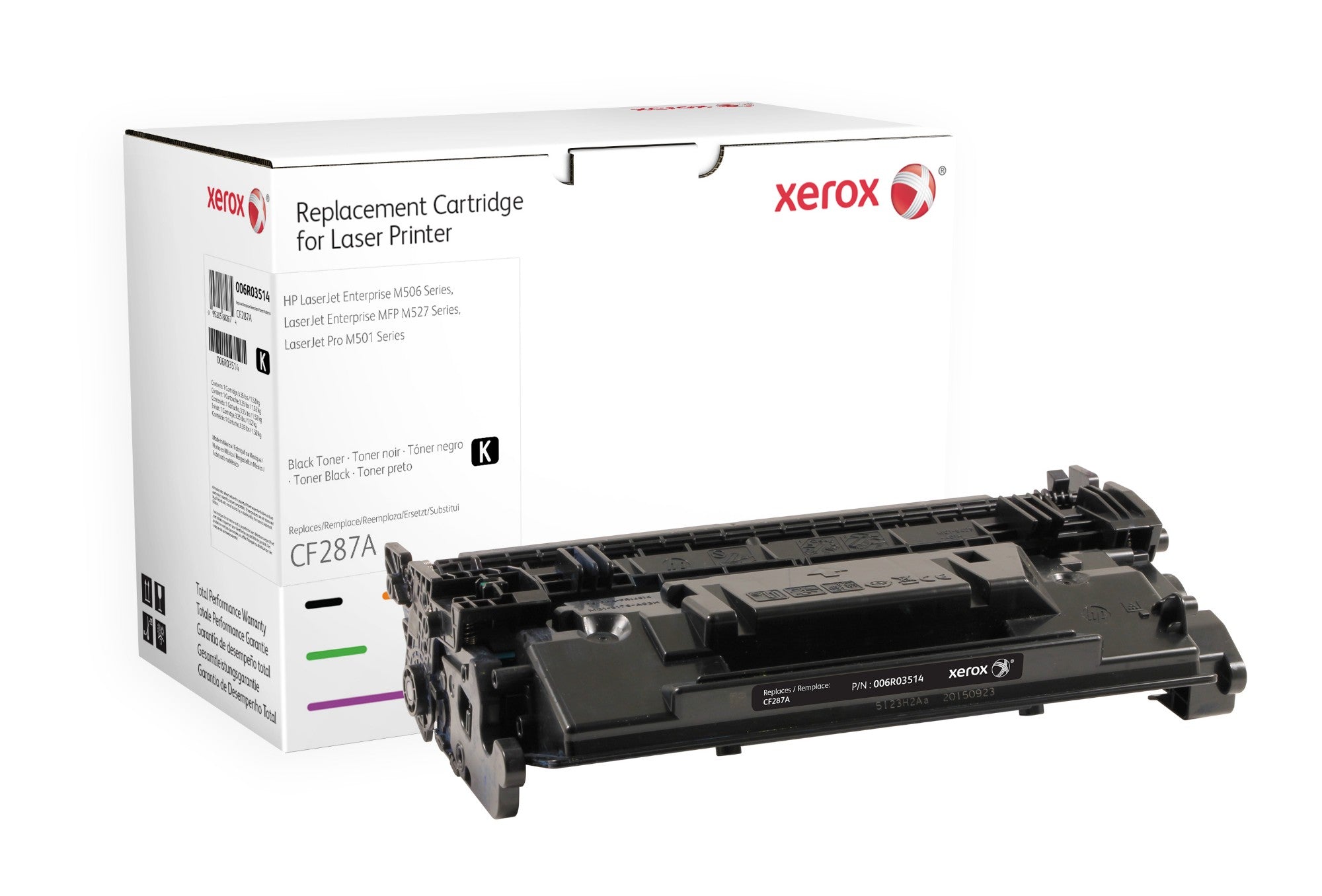 Xerox 006R03514 Toner cartridge, 9K pages (replaces HP 87A/CF287A) for HP LaserJet M 506