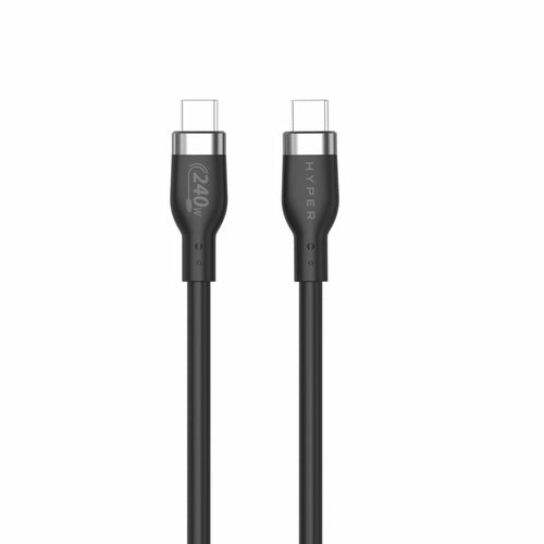 HYPER HyperJuice 240W Silicone USB-C to USB-C Cable  - Computer Cables - Targus