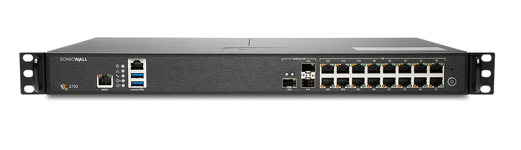 SonicWall NSA 2700 hardware firewall 1U 5.5 Gbit/s  - Networking - SONICWALL