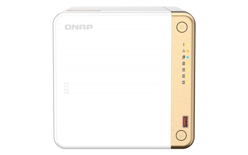 QNAP TS-462-4G NAS/storage server Tower Ethernet LAN White N4505  - Data Storage - QNAP