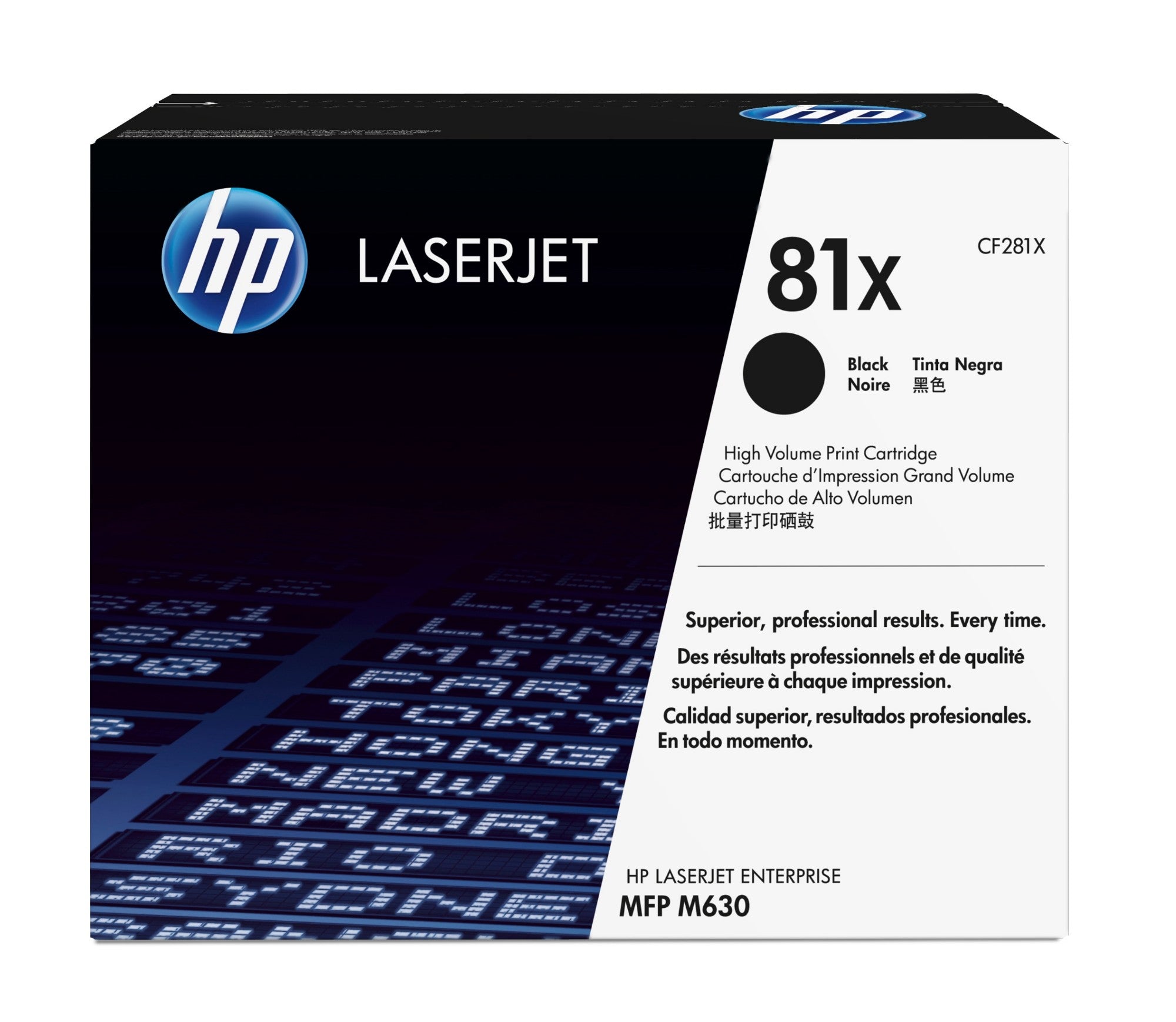 HP CF281X/81X Toner cartridge black high-capacity, 25K pages ISO/IEC 19752 for HP LaserJet M 606/630