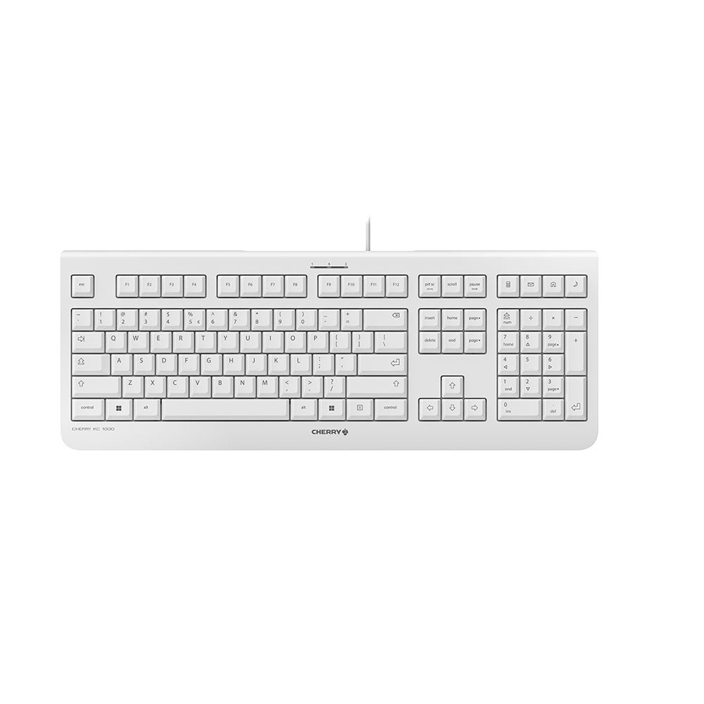 CHERRY KC 1000 keyboard USB QWERTY US English Grey