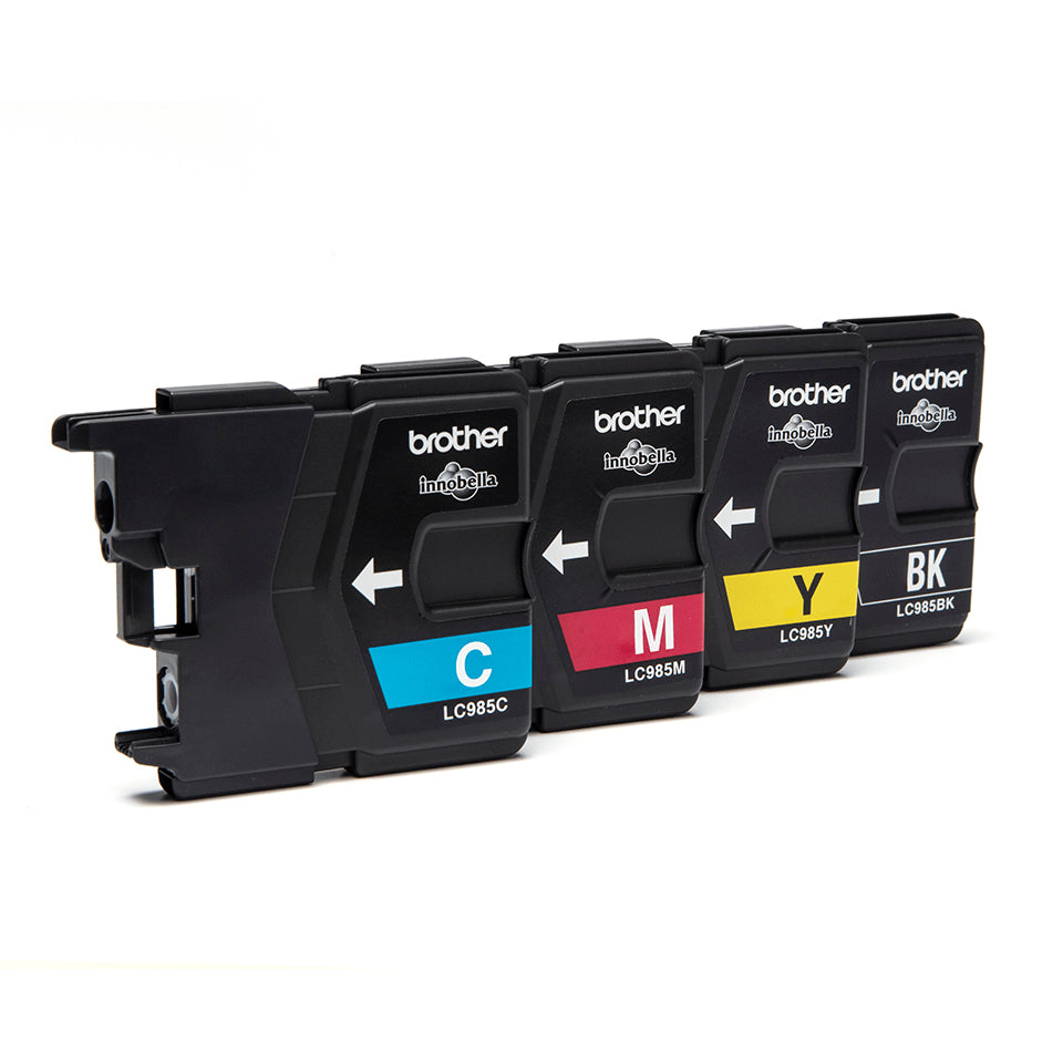 Brother LC-985VALBP Ink cartridge multi pack Bk,C,M,Y 300pg + 3x260pg Pack=4 for Brother DCP-J 125