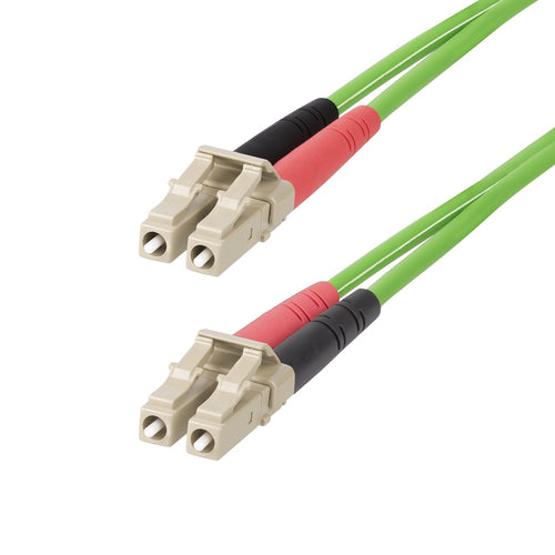 StarTech.com 15m (49.2ft) LC to LC (UPC) OM5 Multimode Fiber Optic Cable, 50/125µm Duplex LOMMF Zipcord, VCSEL, 40G/100G, LSZH Fiber Jumper Cord  - Computer Cables - StarTech.com