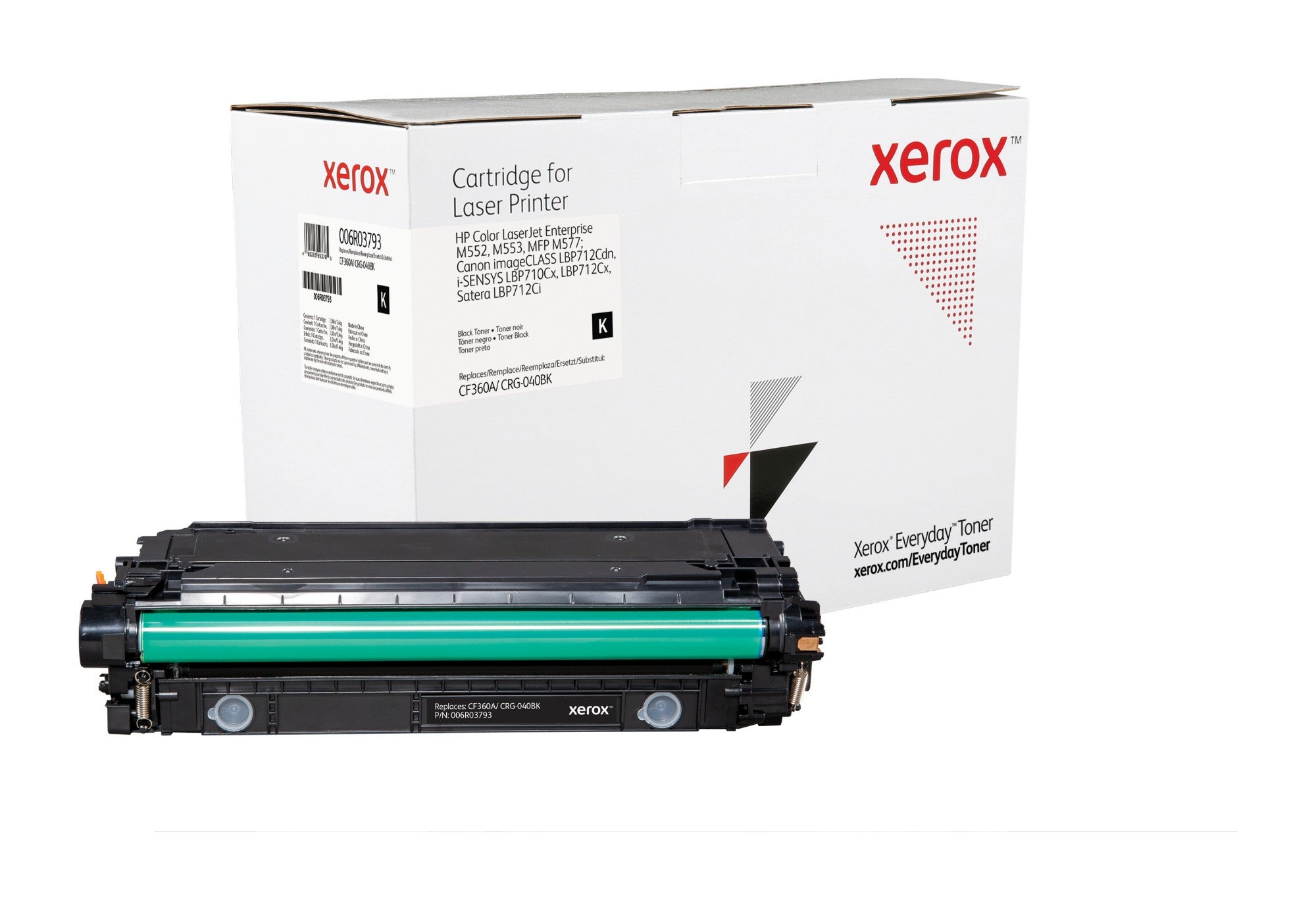 Xerox 006R03793 Toner cartridge black, 6K pages (replaces Canon 040BK HP 508A/CF360A) for Canon LBP-710/HP CLJ M 552