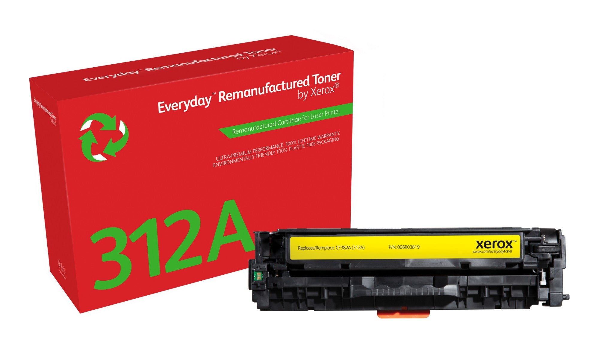 Everyday™ Yellow Toner by Xerox compatible with HP 312A (CF382A)