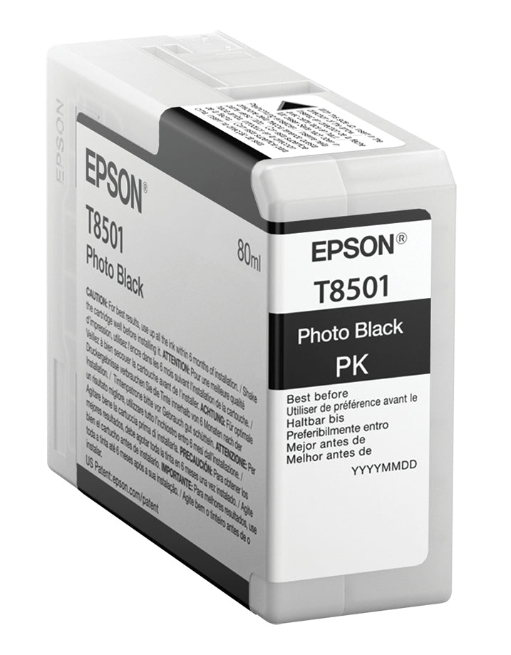 Epson C13T850100/T8501 Ink cartridge foto black 80ml for Epson SC-P 800