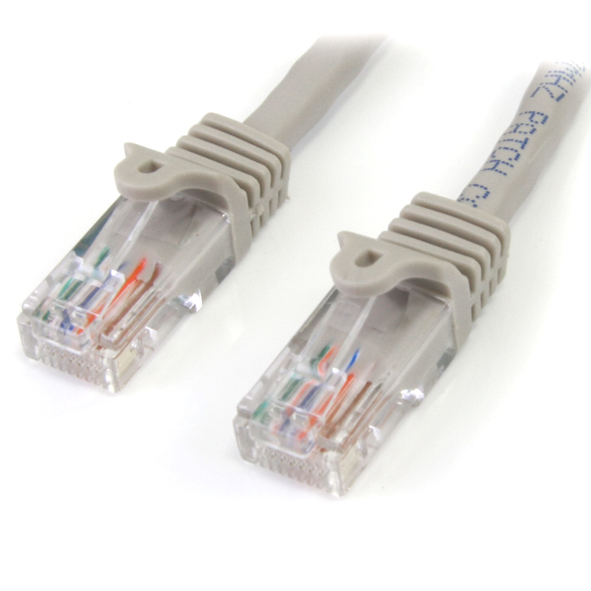 StarTech.com Cat5e Patch Cable with Snagless RJ45 Connectors - 1m, Gray