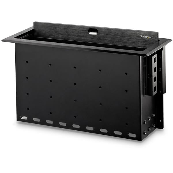 StarTech.com Dual-Module Conference Table Connectivity Box with Cable Organizer