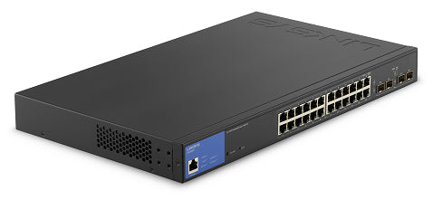 Linksys 24 Port Gigabit Managed Network Switch with 4 x 1Gb Uplink SFP Slots