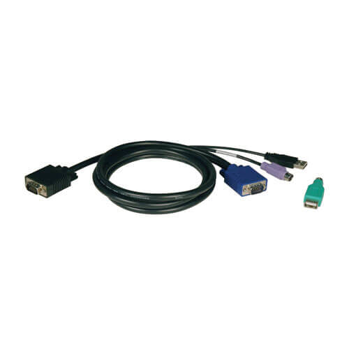 P780-015 USB/PS2 Combo Cable Kit for NetController KVM Switches B040-Series and B042-Series