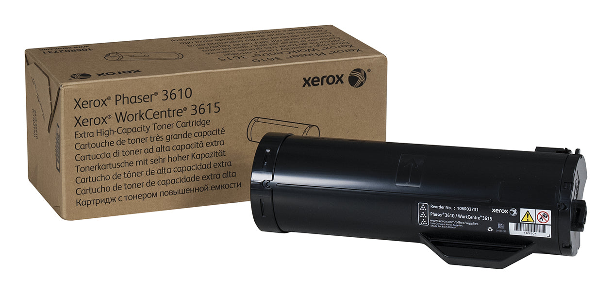 Xerox 106R02731 Toner-kit extra High-Capacity, 25.3K pages ISO/IEC 19752 for Xerox Phaser 3610  - Printers & Scanners - Xerox