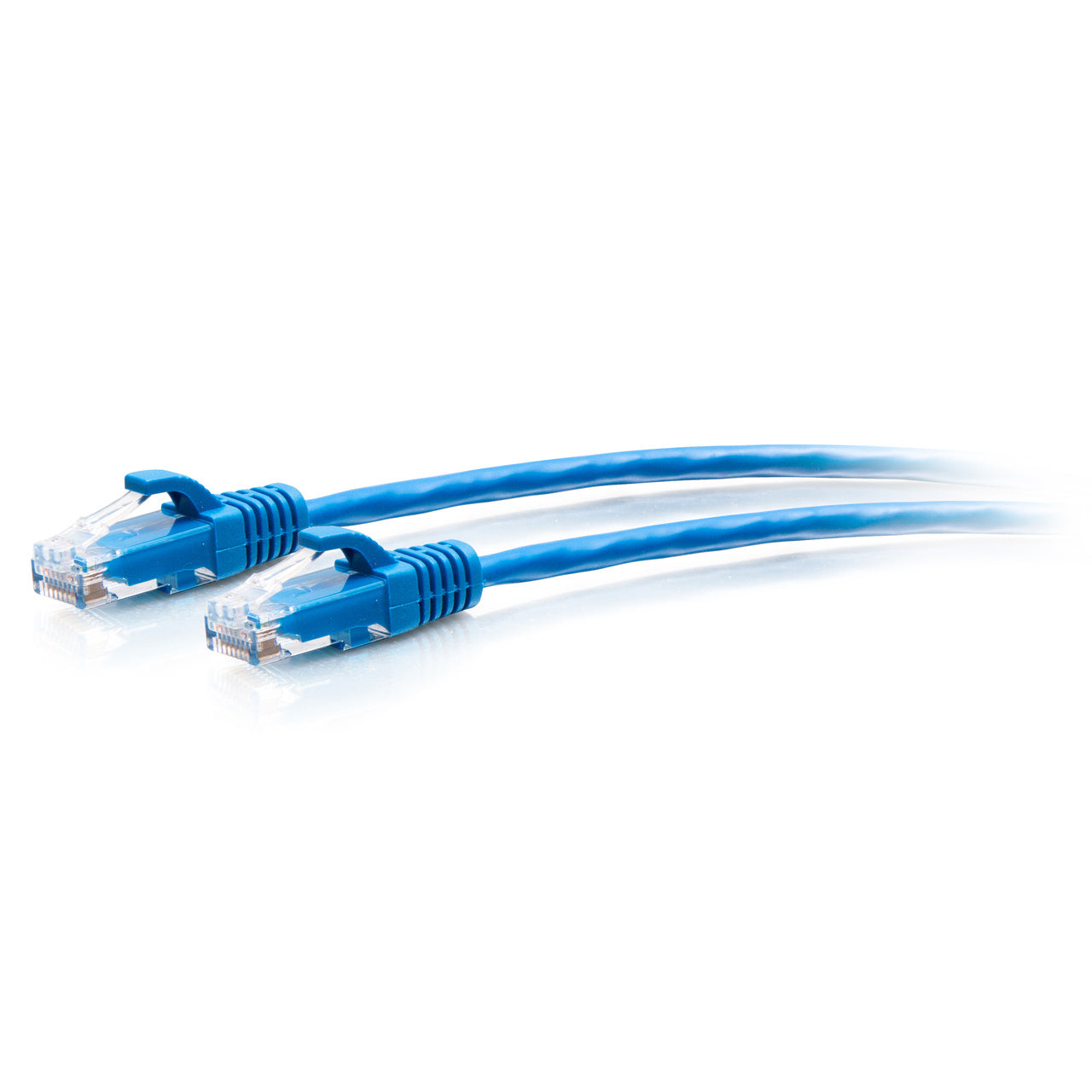 1.5m Cat6a Snagless Unshielded (UTP) Slim Ethernet Patch Cable - Blue