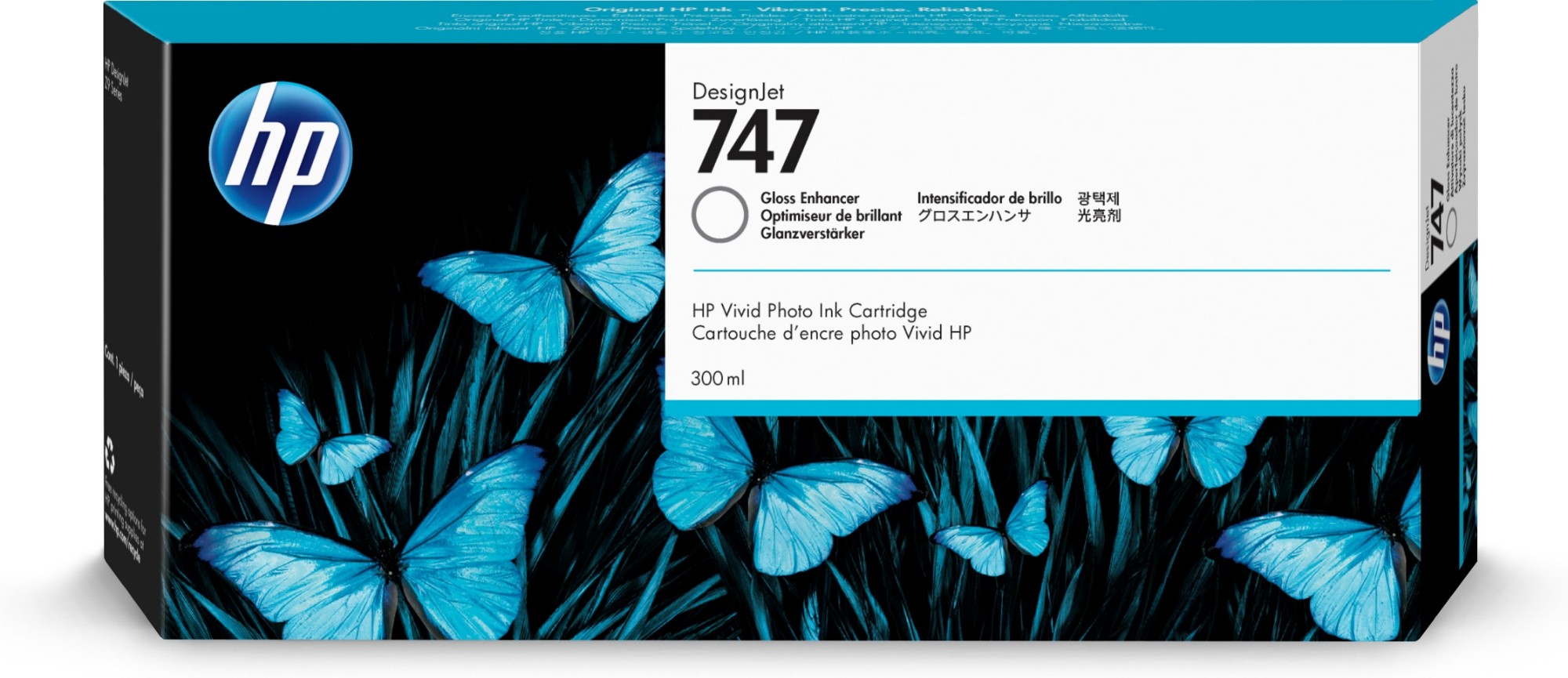 HP P2V87A/747 Ink cartridge Gloss-Enhancer 300ml for HP DesignJet Z 9+  - Printers & Scanners - HP