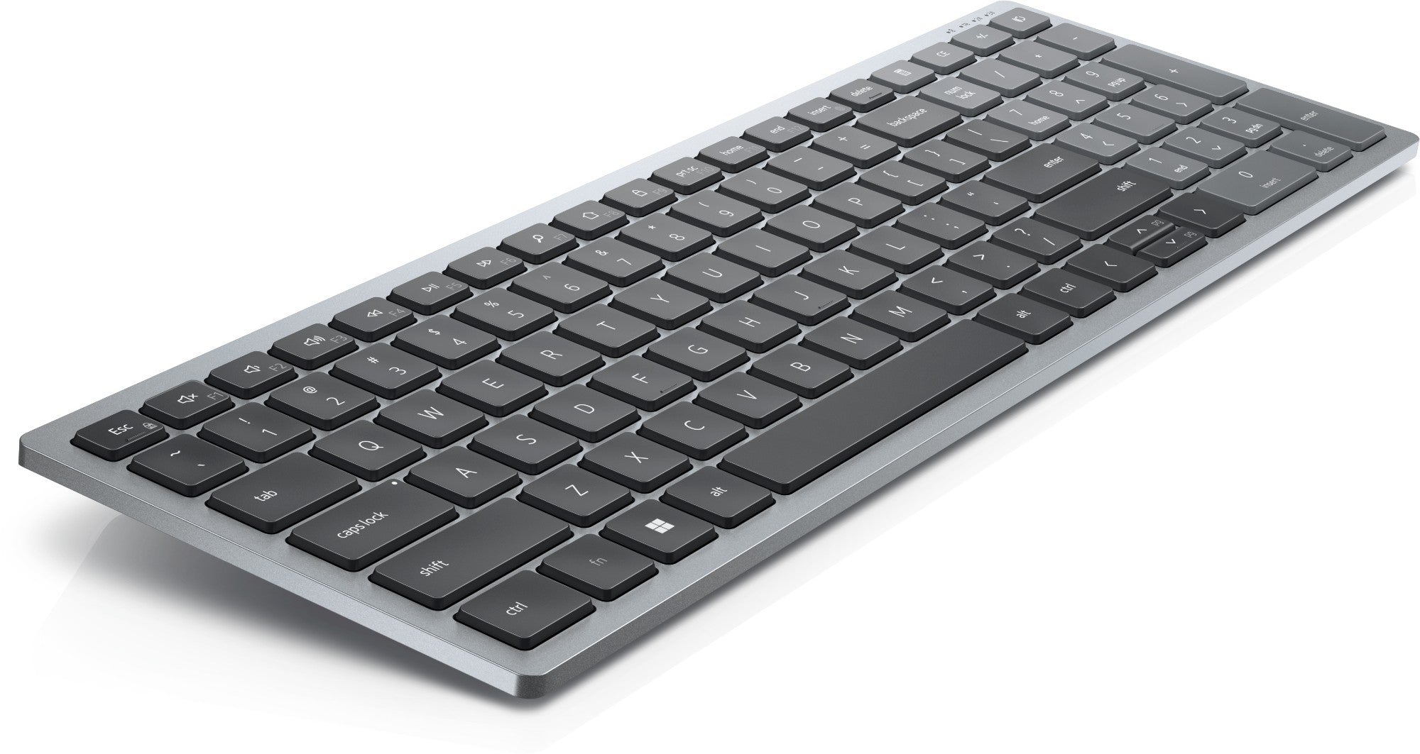 DELL KB740 keyboard Office RF Wireless + Bluetooth QWERTY UK English Grey, Black  - Data Input Devices - DELL