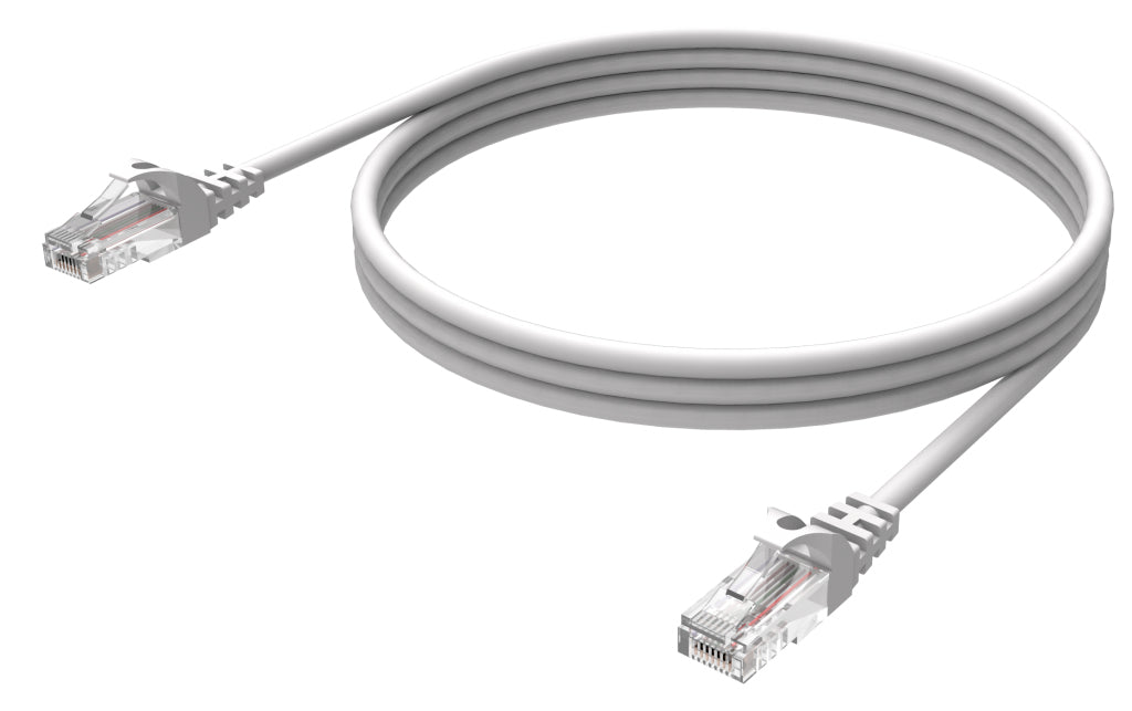 Vision Cat6 UTP, 1m networking cable White U/UTP (UTP)