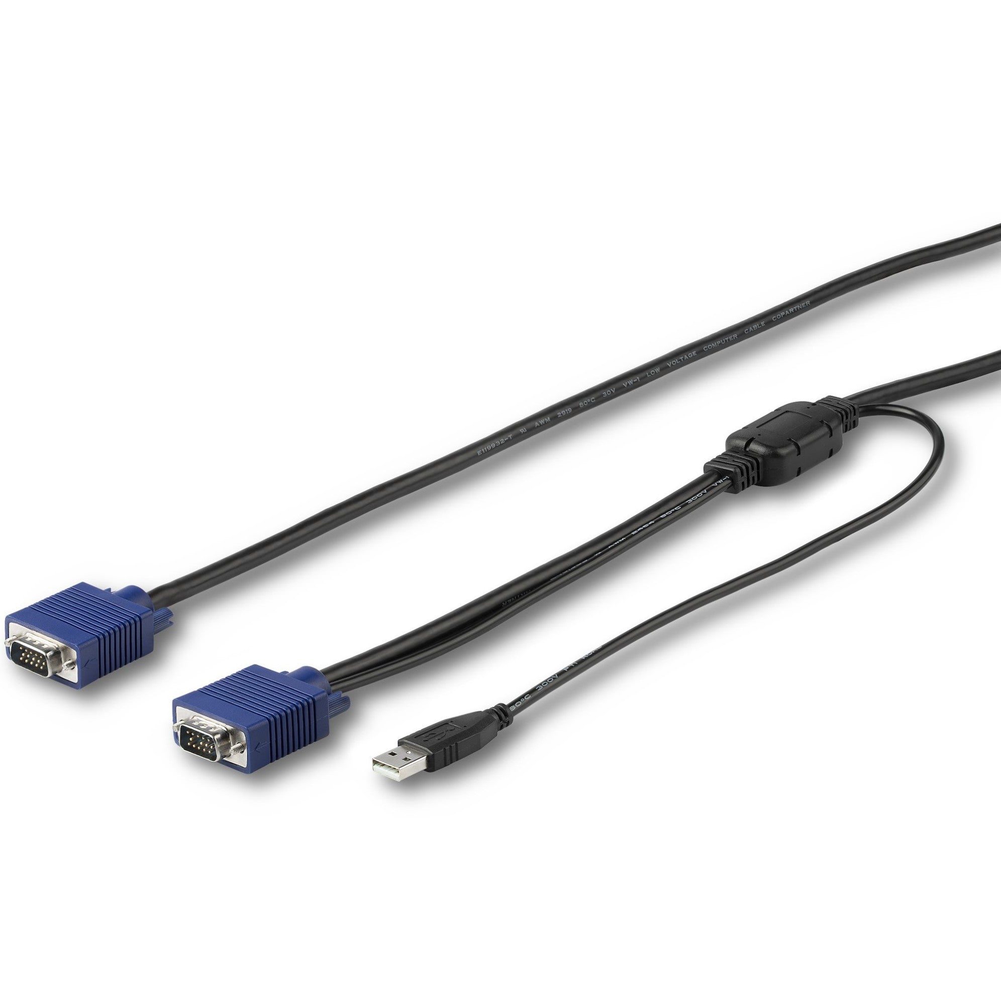 StarTech.com 15 ft. (4.6 m) USB KVM Cable for Rackmount Consoles
