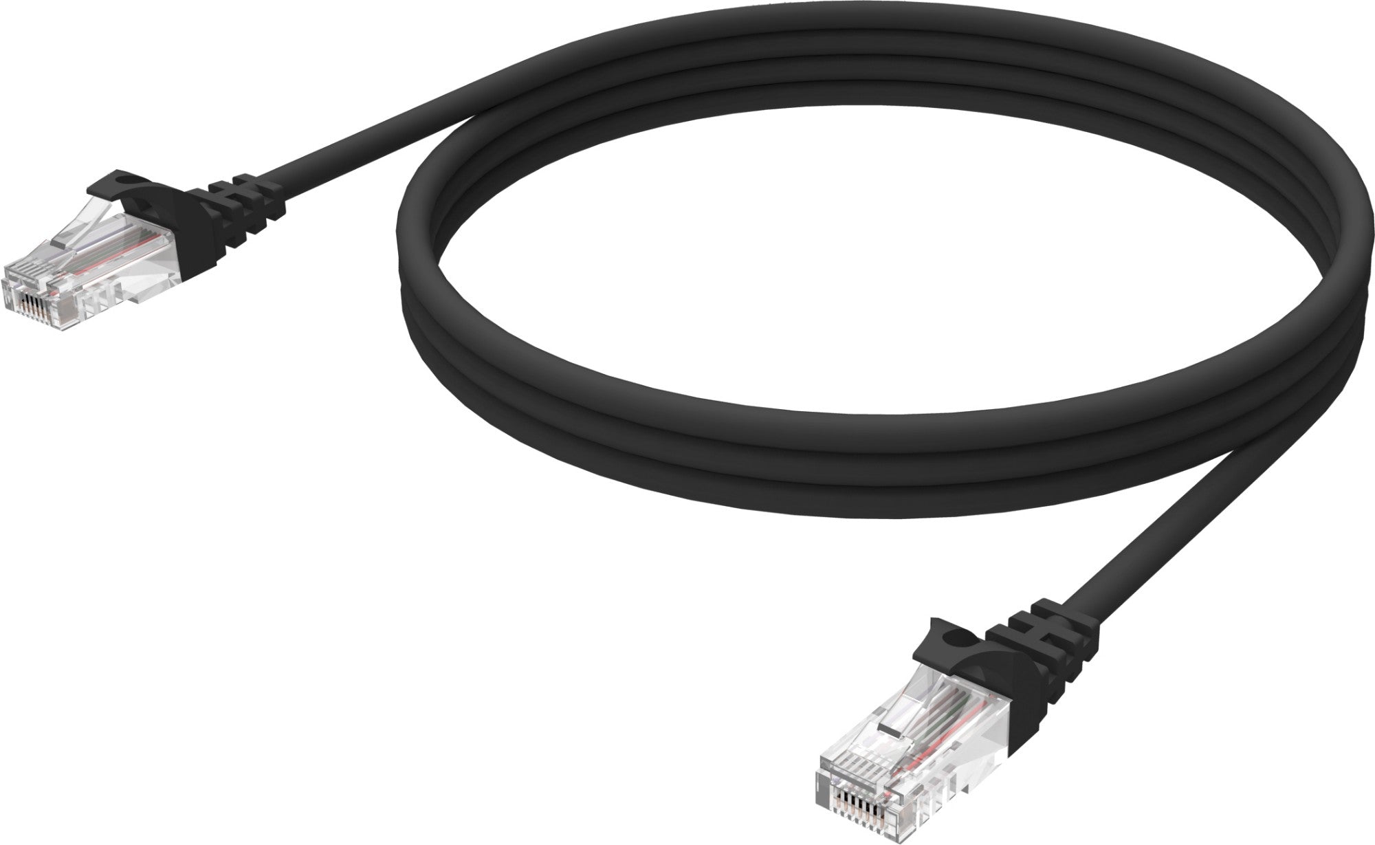 Vision TC 2MCAT6/BL- networking cable Black 2 m Cat6