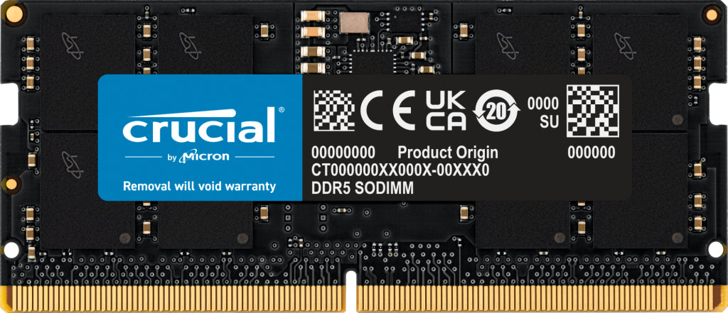 Crucial CT16G48C40S5 memory module 16 GB 1 x 16 GB DDR5 4800 MHz