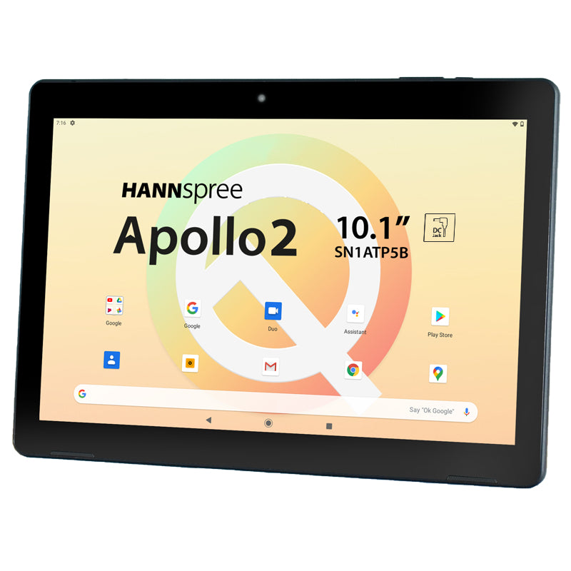 Hannspree HANNSpad Apollo 2 32 GB 25.6 cm (10.1") Mediatek 3 GB Wi-Fi 5 (802.11ac) Android 10 Black  - Computers - Hannspree