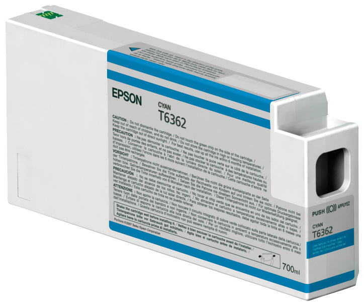 Epson C13T636200/T6362 Ink cartridge cyan 700ml for Epson Stylus Pro WT 7900/7700/7890/7900