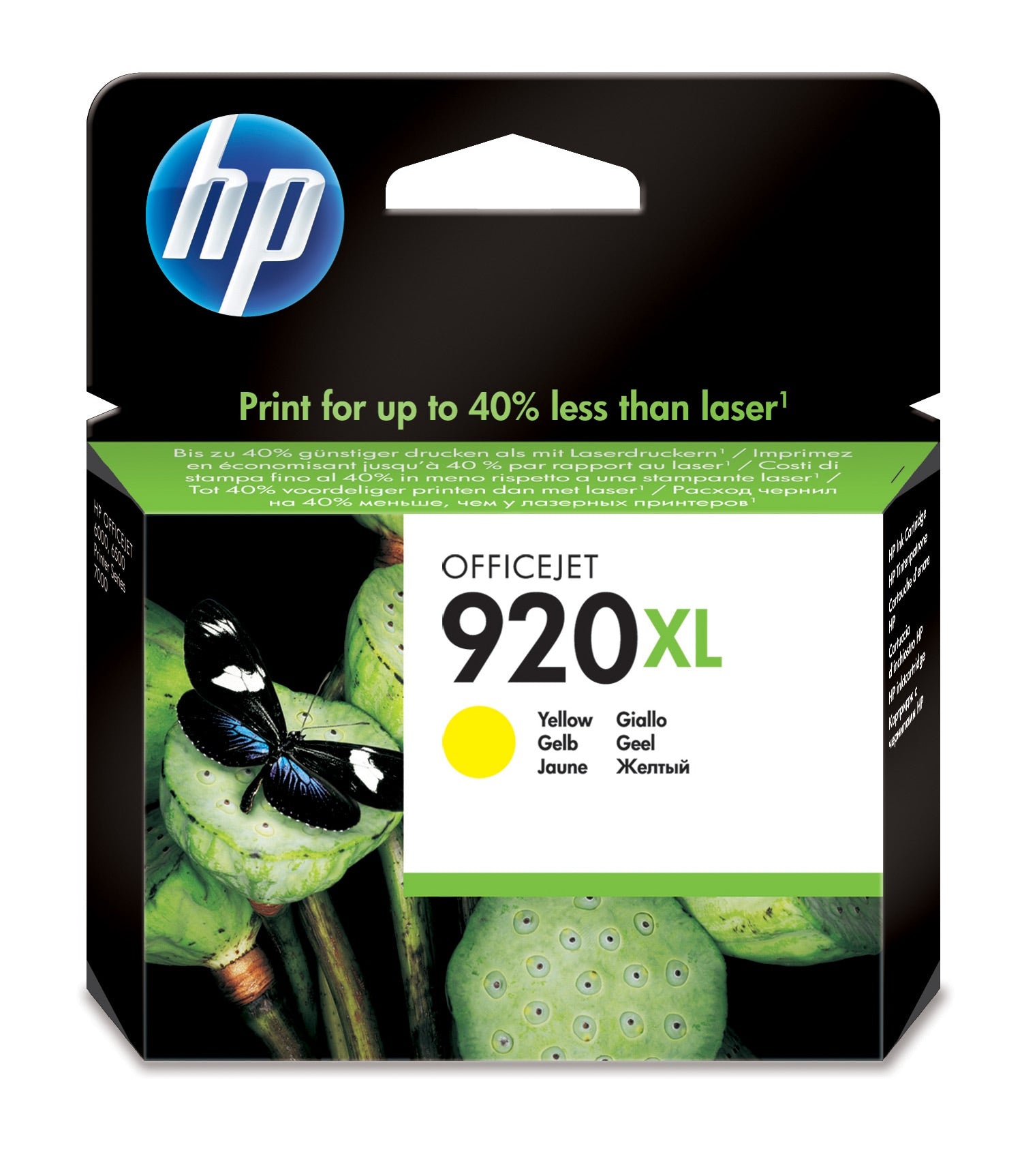 HP CD974AE/920XL Ink cartridge yellow high-capacity, 700 pages ISO/IEC 24711 6ml for HP OfficeJet 6000