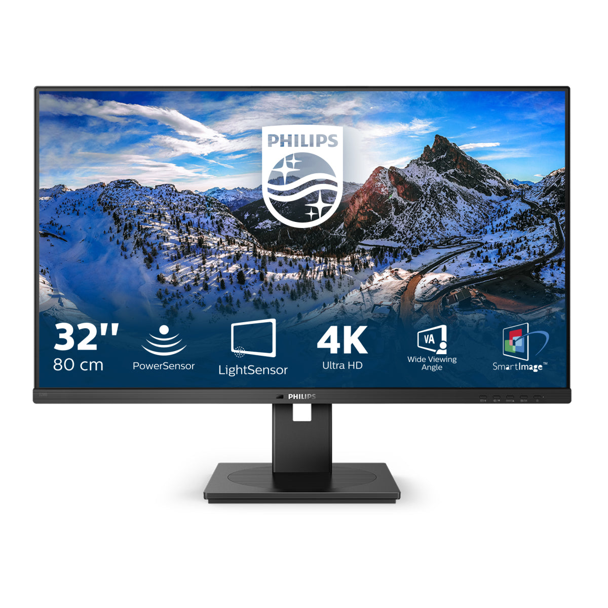 Philips B Line 328B1/00 LED display 80 cm (31.5") 3840 x 2160 pixels 4K Ultra HD Black  - Monitors & Accessories - Philips