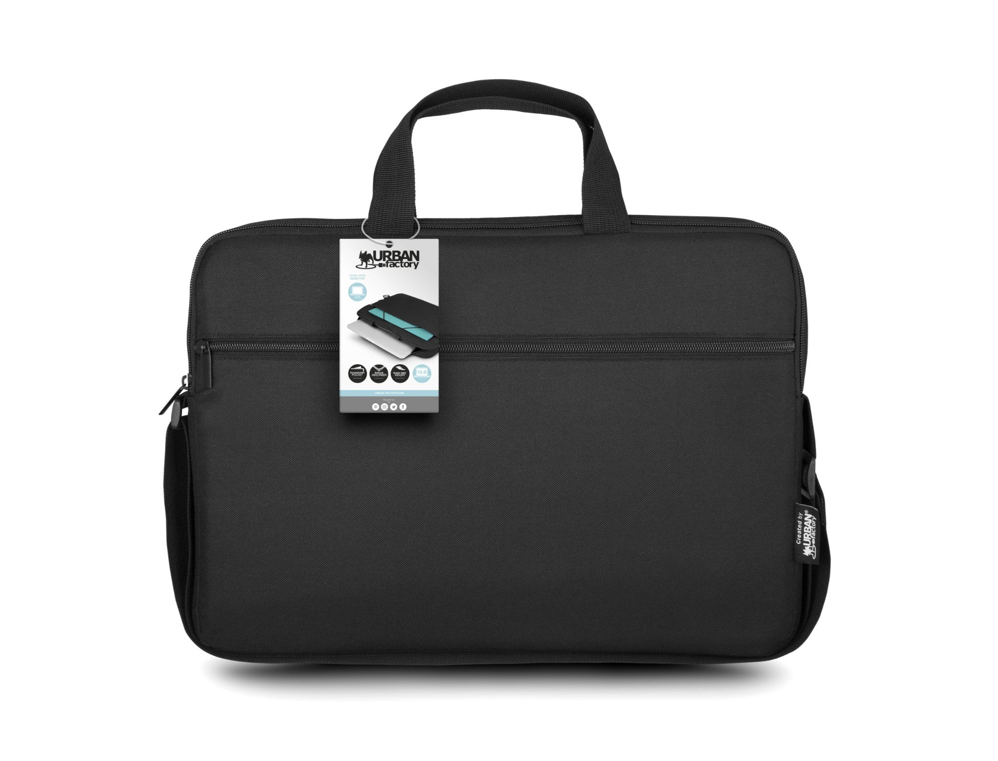 Urban Factory Nylee Toploading Laptop Bag 14.1" Black  - Computers - Urban Factory