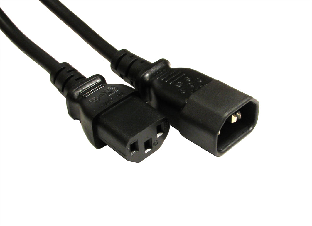 Cables Direct RB-310 power cable Black 3 m C13 coupler C14 coupler