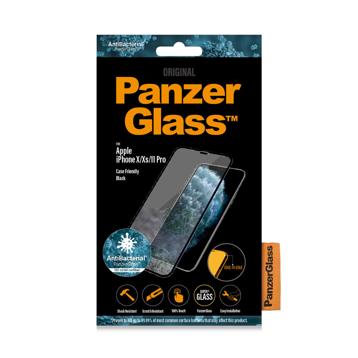 PanzerGlass ® Screen Protector Apple iPhone 11 Pro | Xs | X | Edge-to-Edge